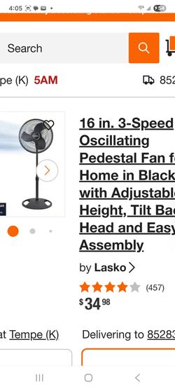 Lasko 16 inch fan