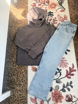 Zara brand jeans & sweater set