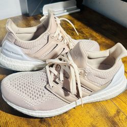 Adidas Ultraboost 1.0 in the Wonder Taupe and Cloud White