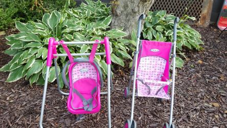 Baby swing and stroller