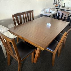 Dining Table With 6 Chairs 