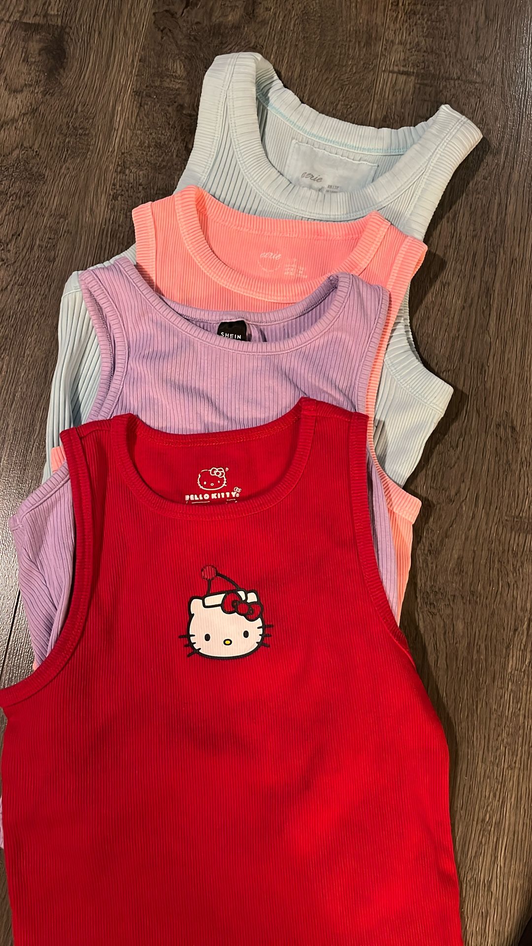 XS 4 Tank Tops & Black Flare legging 