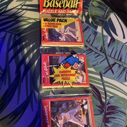 Donruss 1989 Baseball Puzzle & Cards