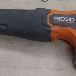 RIDGID 18V Brushless Cordless Reciprocating Saw R8647 w 4ah battery used tested 877040-2