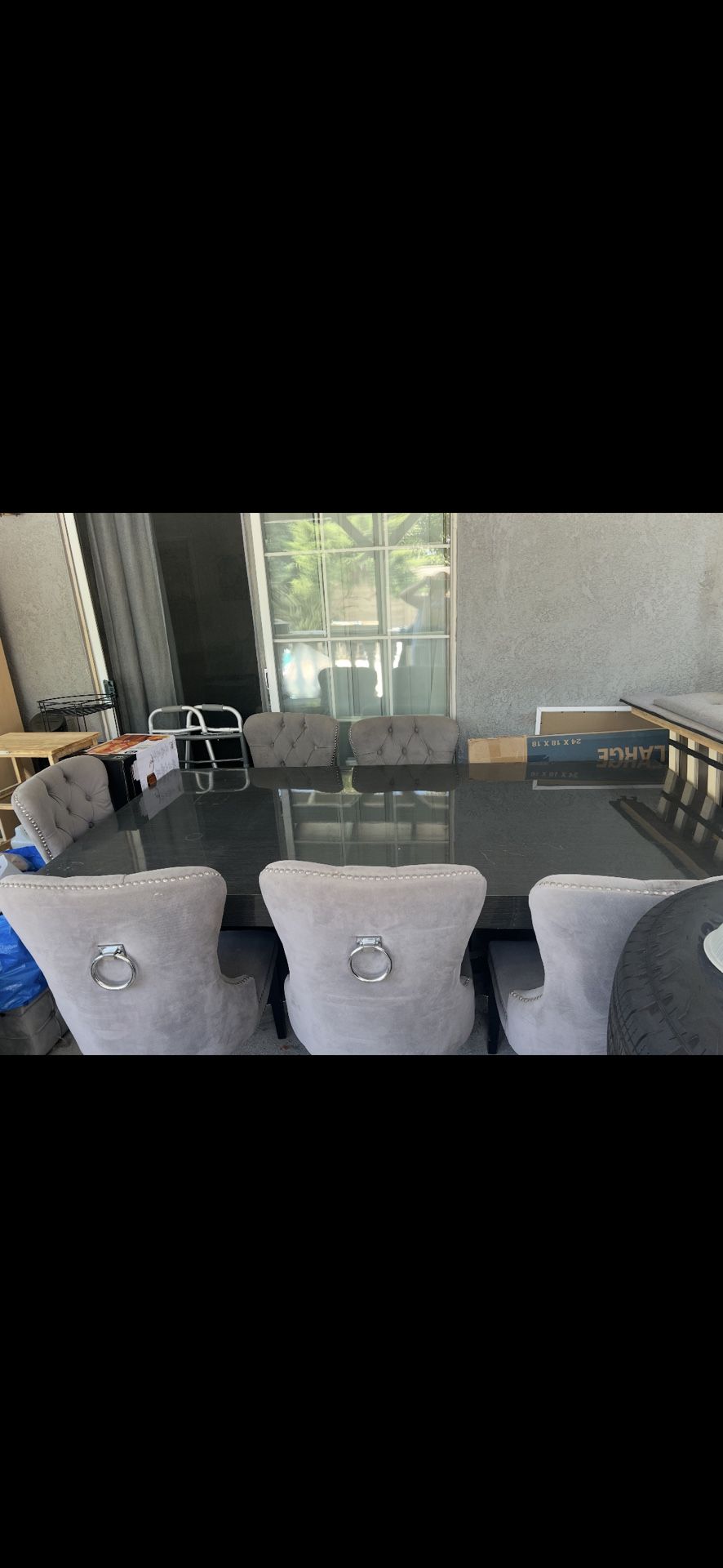 Dining Table Set With 8 Chairs