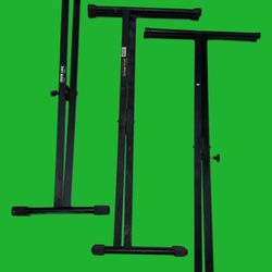 LOT of 3 Synthesizer Keyboard X Stands QUIK LOK
