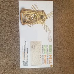 Wooden 3D Puzzle. Mill