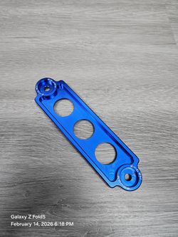Brand New Password JDM Billet Blue Battery Tie down 1992-2000 Civic & 1994-2001 Integra