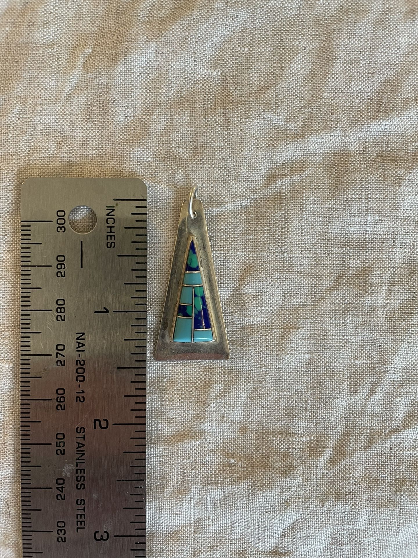 Sterling Silver and Turquoise Pendent