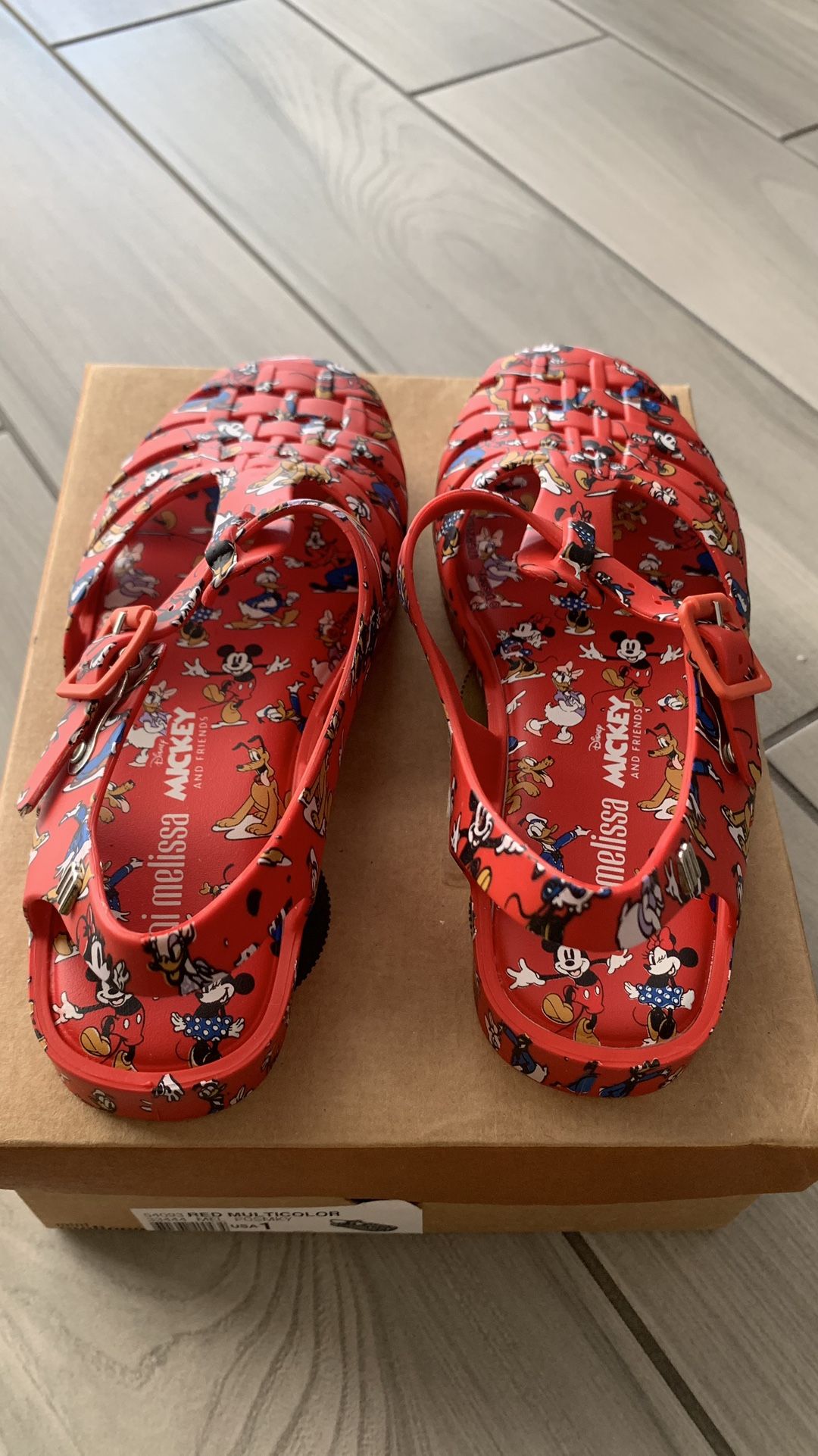 Mini Melissa Possession Print + Mickey and Friends (Little Kid/Big Kid)
