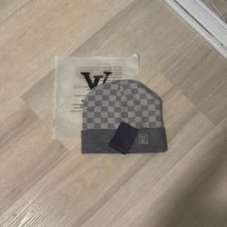 Gray LV Beanie