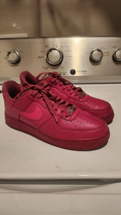 Nike Air Force 1 Fireberry Size 10