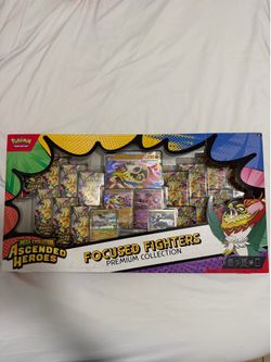Pokemon TCG Mega Evolution Ascended Heroes Focused Fighters Premium Collection sealed