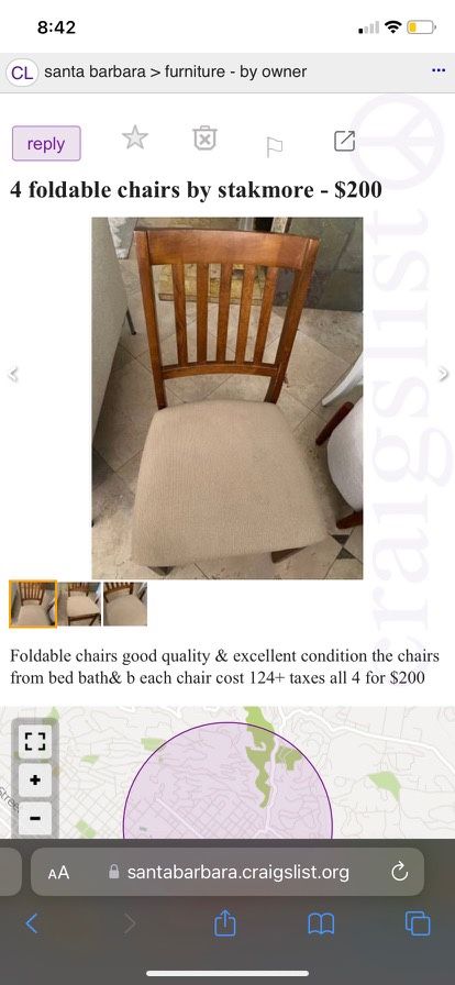 Foldable chairs good quality excellent