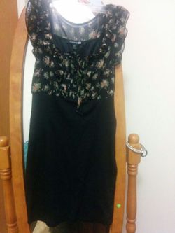 Black dress from Forever 21.