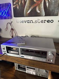 VINTAGE VIBES: 1982 Sony TC-K555 Cassette Deck + RM-50 Remote | Fully Serviced