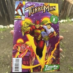 TURBO MAN - COMIC BOOK - Movie Prop 