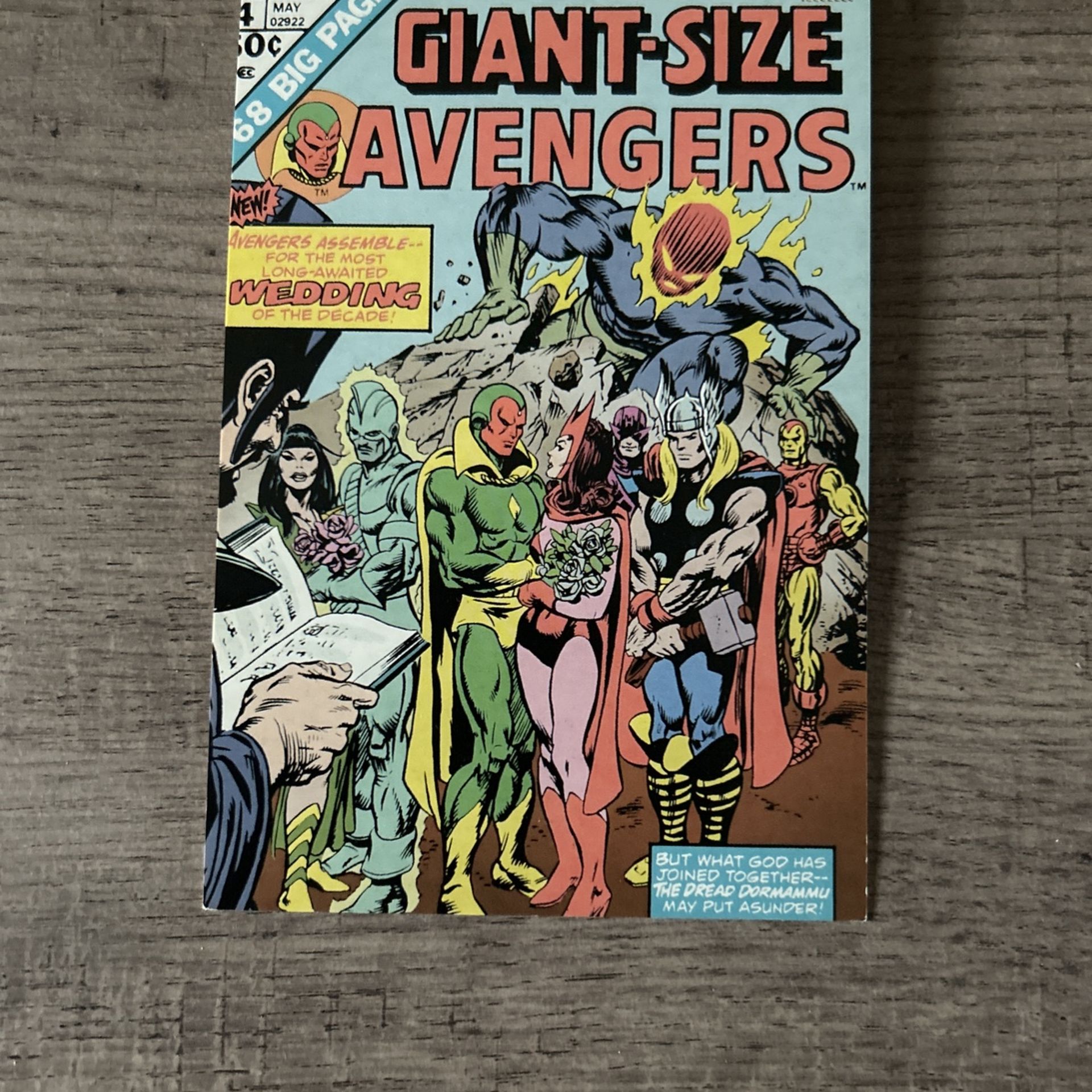 Avengers Giant Size Post Card