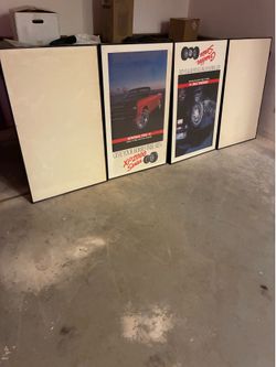 Black Metal, Glass picture cover Frame. 24 X 40 x 1