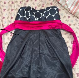Black Satin Dress