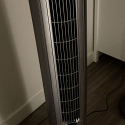 Lasko Oscillating Tower Fan with Remote, Quiet Floor Fans for Bedroom, 42", Silver T42951