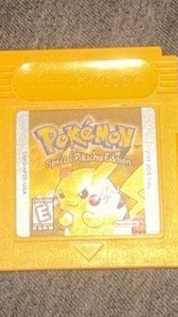 Pokemon Yellow Special Pikachu Edition Game Boy