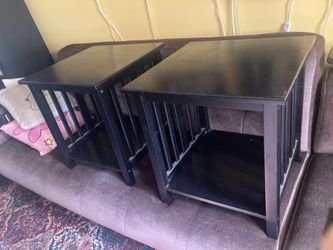 $40 both, Set of 2 like new Wooden End Tables, Side Tables