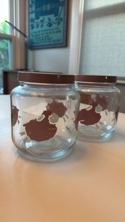 Large Vintage Glass Jars