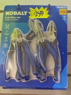 Kobalt 5-Piece Pliers Set