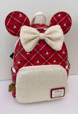 Disney Mini Mouse Plaid Sequin
