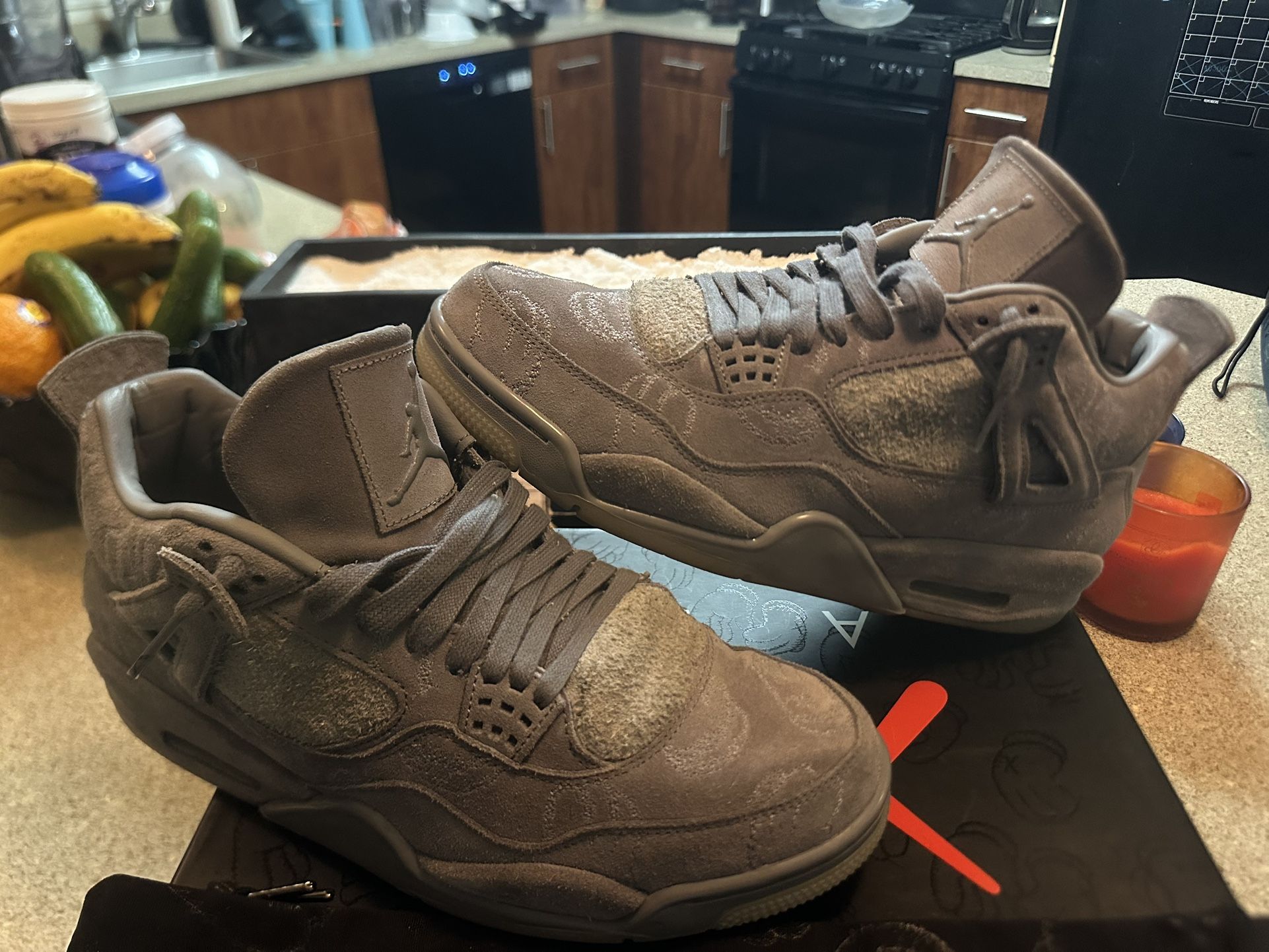 Kaws Air Jordan 4 Grey 11