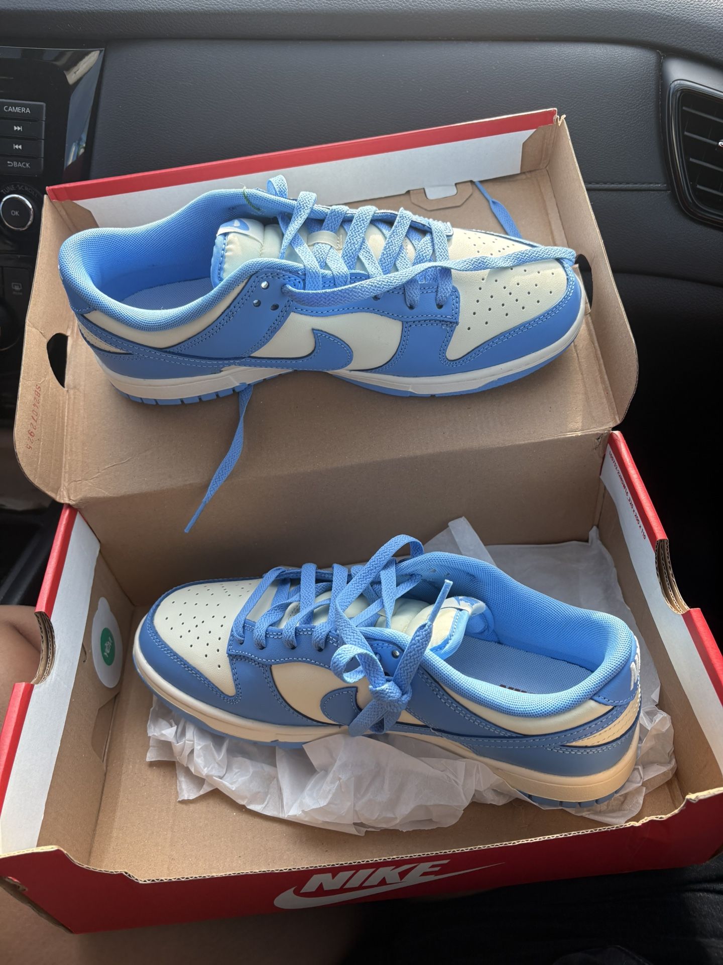Nike Dunkes Uni Blue And Coconut Milk