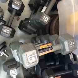 Dumbbells 5lbs-30lbs.    $1.25lb