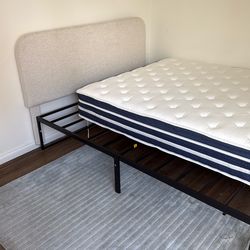 Queen Bed Frame / Mattress