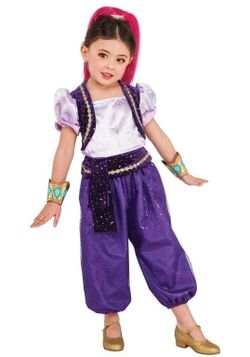 Dress-up New Girls Small Rubies Shimmer Shine Costume 