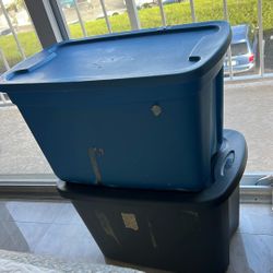 Plastic Storage Box 2 Pieces 