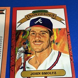 1989 Donruss Diamond Kings John Smoltz #8 Prices In Description