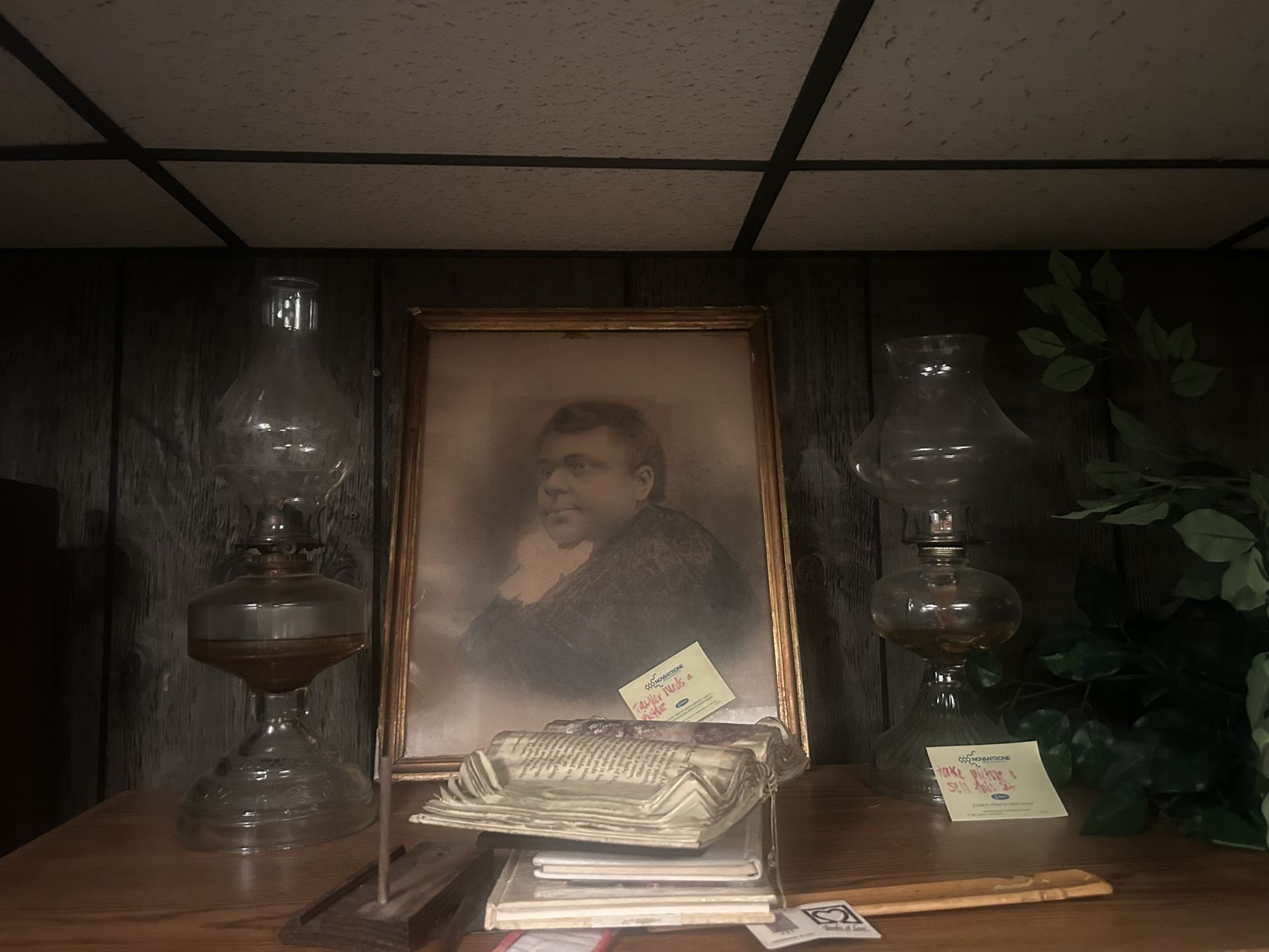 Vintage Glass Kerosene Lamps