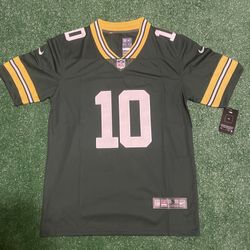 Nike Men's On Field Jordan Love #10 Green Bay Packers Green Jersey Size Small