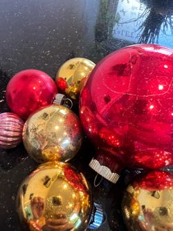 VTG Shiny Brite xmas ornaments Lot of 7