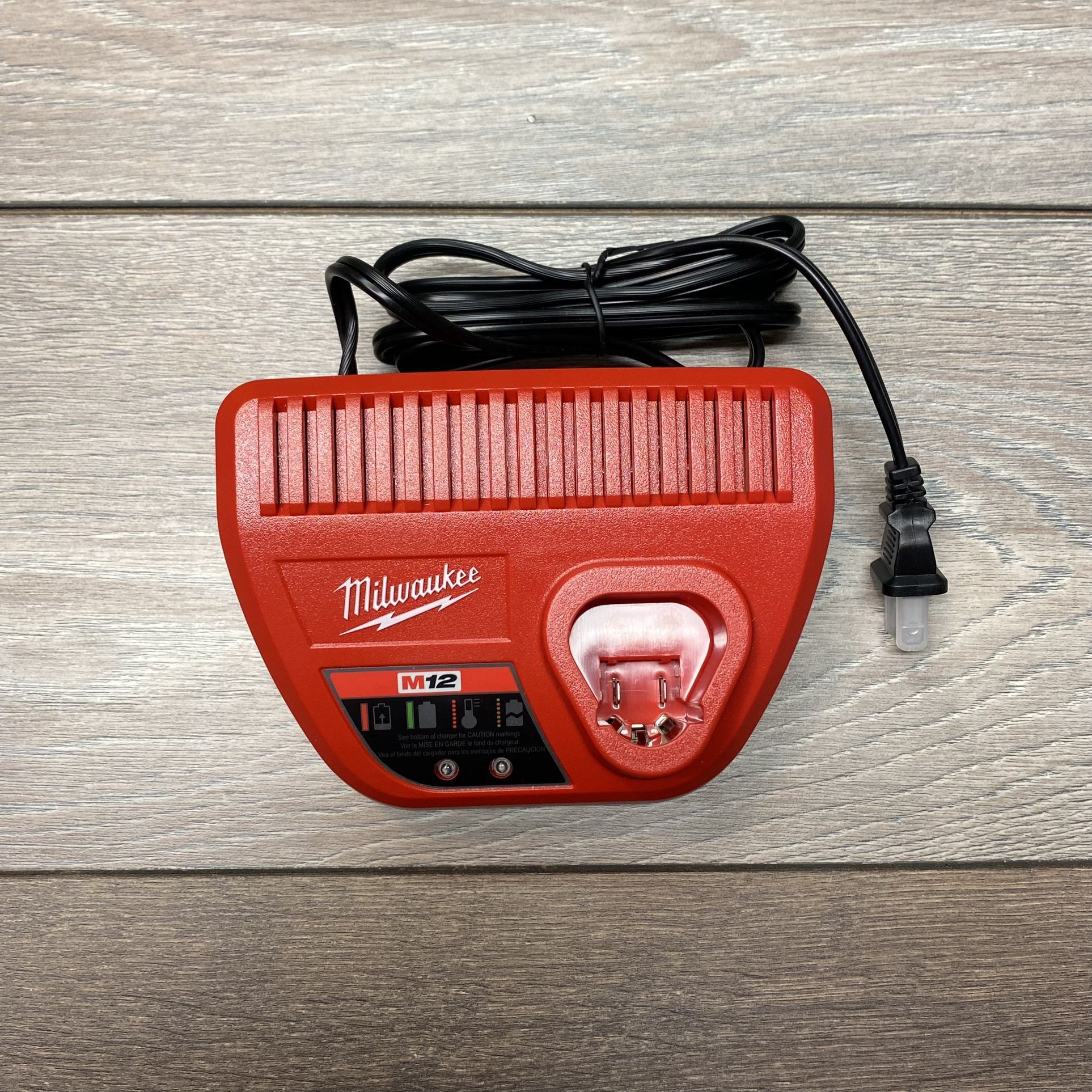 New Milwaukee M12 Battery Charger Lithium Ion 12 Volt 48-59-2401 Genuine OEM