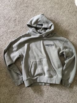 Essential hoodie dark oat