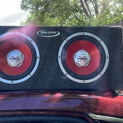 2, 10 Inch Sony Subwoofers. With Pioneer 900w Amp And Wires