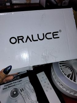 Battery Powered Fan And Lamp