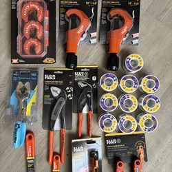 Klein Tools plumbing Tools/items all Brand New