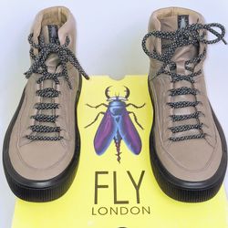 NEW London FLY Samu leather high-top sneaker Men's Size 9US / 42EU