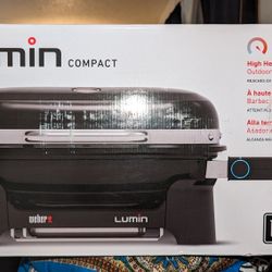New Weber Lumin Compact Electric BBQ