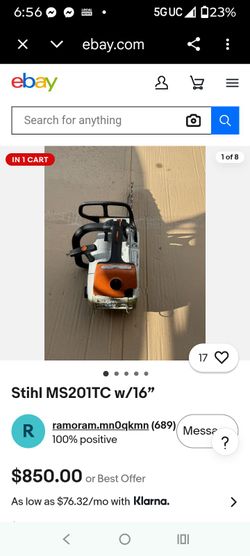 stihl ms201tc chainsaw