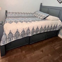 Full Size Bed And Desk I Would $275.