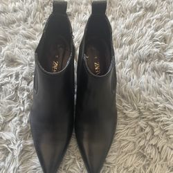 Zara ankle black Boots